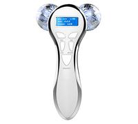 4D Microcurrent Face Massager Roller,Electric Rechargeable Face Lift Roller Arms Legs Massager for Anti Aging Wrinkles Facial Massager for Women