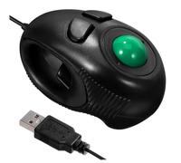 4D Mini Trackball Mouse USB Wired for Computer, 3-Button Hard Plastic
