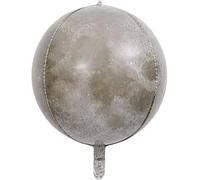 4D Moon Foil Balloon, 45cm