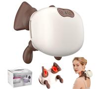 4D Neck Massager Hands, Neck and Shoulder Massager with Heat, Portable Shiatsu Back Massage, Bionic Hand-Shaped Deep Tissue for Muscle Relax, 3 Massages Levels, Gifts for Women and Men