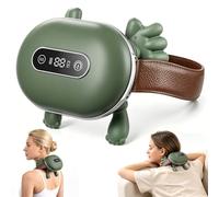 4D Neck Massager, Massager with Heat, USB Electric Shoulder Massager, 3 Modes & 2 Heat Settings, Portable Neck and Shoulder Shiatsu Massager for Shoulders, Neck, Back