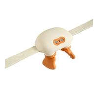 4D Neck Shoulder Massager - Bionic Massager Master, Shiatsu Electric Massage for Pain Relief, Ergonomic Hand-Like Design, Portable Wireless Massagers with 3 Adjustment Modes (Orange)