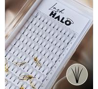 4D Pre Made Fans 0.10 D curl Eyelash Extensions Short Stem (14mm)