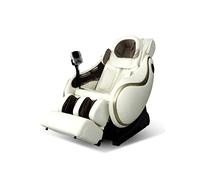 4D Professional Relax Zero Magnetic Heat System Kneading Massage Sofa Apply to Father Mother Home Office (Color : Red) (White)