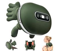 4D Real Hands Massager, Neck Massager, Neck and Shoulder Massage with 3Levels & 2Temperature, Bionic Massag-er,NEC-k Shoulder Massage, for Pain Relief and Muscle Relax, Gifts for Mom/Dad