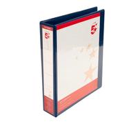 4D-RING Ring Binder A4 38MM BLU PK10