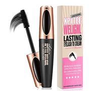 4D Silk Fiber Eyelash Mascara, Extra Long Lash Mascara, Lengthening and Thick, Clump-Free, Long Lasting, Waterproof & Smudge-Proof, Black