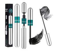4D Silk Fiber Eyelash Mascara, Mascara Black Waterproof, Hard wearing, Long-Lasting Waterproof with False Lash Effect, for Longer Thicker for Makeup