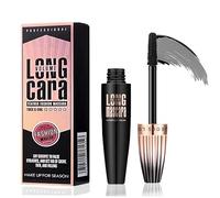 4D Silk Fiber Lash Mascara Black, Volume and Length Waterproof, Clump-Free, Long-Lasting,Natural Smudge Proof, Long Cara Volumising & Lengthening
