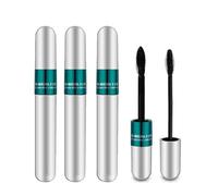 4D Silk Fiber Lash Mascara, Mascara Black Waterproof Natural Lengthening and Thickening Effect, 2 In 1 Waterproof Lengthening Masc-ara (3)