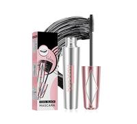 4D Silk Fiber Waterproof Mascara - Smudge Proof,Long Lasting Eyelash Mascara, Sweatproof Eyelash Tint, Volume and Length Lash Makeup for Sensitve Eyes (Black-1pc)