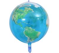 4D Transparent Earth Foil Balloon, 45cm (2 Pack)