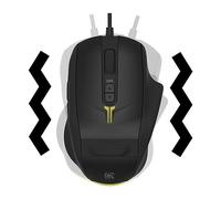 4D Vibration Gaming Mouse SH60P | Haptic Click Mode and Vibration Intensity Change Button | Macro Program | Unique FPS Gaming Experience on PC