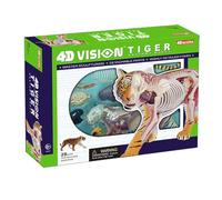 4D Vision Tiger Anatomy Model, with Fully Detachable 28 Organs and Body Parts, Three Dimensional Puzzle Tiger Anatomical Model for Science Teaching Experiment