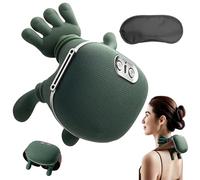 4d Wireless Massager - Shiatsu Deep Tissue Relief with Heat, Wireless Portable Shiatsu Massager for Neck and Back, Bionic Heated Massagers, Simulated Human Hand Design