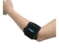 4DflexiSPORT Padel Tennis Elbow Strap (LIME) maximise forearm power and strength, improve match performance. Reversible to fit both arms, unisex.