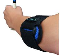 4DflexiSPORT Padel Tennis Elbow Strap (ROYAL BLUE) maximise forearm power and strength, improve match performance. Reversible to fit both arms, unisex.