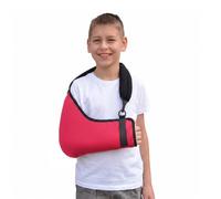 4DflexiSPORT Red Blk trim 10-11yr Extra Deep Arm Sling Shoulder Support