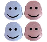 4er Set Children Lunch Box Monkey Plastic Lunch Box Lunchbox Fruehstuecksbox