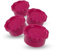 4er Set Deckel für Sodastream Glasflaschen, pink