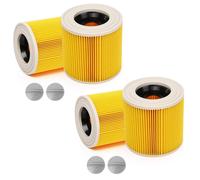 4er Set Kärcher Cartridge Filter Lamellar Filter 6.414-552.0 With Locking Screw