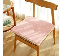 4er Set seat cushion50x50cm Komfort Stuhlkissen für Indoor & Outdoor Warm Sitzpolster für Büro & Küche Rosa Auflagen für kleine Stühle Bequeme Stuhlauflage