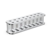 4E's USA 16-Tube Magnetic Separation Rack, Aluminum Magnetic Bead Rack Separator for DNA RNA Purification for 0.5ml, 1.5ml and 2.0ml Microcentrifuge Tubes