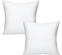4everPrime Set of 2 - Hypoallergenic Square Cushion Inner Pads Inserts Fillers - Pack of 2-100% Virgin Hollow Fibre SOFT and BOUNCY Pack of 2 | 24 x 24 INCH (60x60 CM)