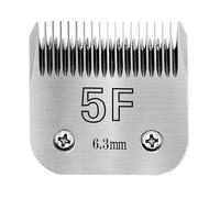 4F, 5F, 7F 9, 10, 30, 40, 50 Pet Dog Hair Trimmer Steel Blade for Most Andis，Oster A5 and 76，Compatible for WAHL, KM Animal Clipper(6.3mm)