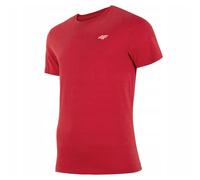 4F Men's H4L22 T-Shirt in Red | Size: XL 4F Red XL
