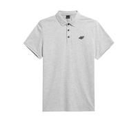 4F Men's H4L22 TSM355 Polo Shirt in Grey | Size: Small 4F Grey S