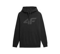 4F Men's H4Z22-BLM352 Sweatshirt, Deep Black, XXL