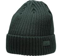 4F Men's H4Z22 Logo Turned Up Cuff Beanie in Green | Size: Medium 4F Green M