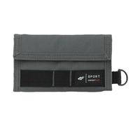 4F Men's U005 Logo Polyester Wallet in Grey 4F Grey One Size