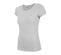 4F Women's H4L22 T-Shirt in Grey | Size: Large 4F Grey L