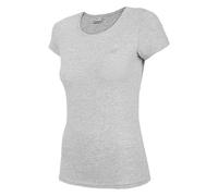 4F Women's Plain T-Shirt in Grey | Size: Large 4F Grey L