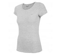 4F Women's SS23TTSHF580 T-Shirt in Light Grey | Size: XS 4F Light Grey XS