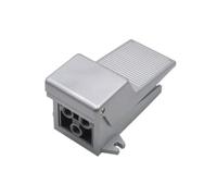 4F210-08 2 Position 5 Way Momentary Air Tool Foot Pneumatic Pedal Valve Switch4F210-08L with Lock Pedal Valve IDGTTLDF(No Fittings,4F210-08L latching)