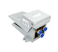 4F210-08 2 Position 5 Way Momentary Air Tool Foot Pneumatic Pedal Valve Switch4F210-08L with Lock Pedal Valve(with 4mm Fittings,4F210-08)