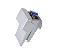 4F210-08 2 Position 5 Way Momentary Air Tool Foot Pneumatic Pedal Valve Switch4F210-08L with Lock Pedal Valve IDGTTLDF(PC 8mm Fittings,4F210-08 Momentary)
