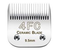 4FC Blade Detachable Pet Clipper Replacement Blades Compatible with A*dis Pet Clipper/Oster A5/W*AHL KM Series Dog Clipper, Detachable Ceramic Blade,3/8-Inch Cut Length (9.5mm)
