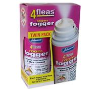 Johnsons 4Fleas Dual Action Room Fogger Twin Pack