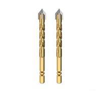 4Flutes 512mm Carbide Drill Bits 2pcs for Wall, Wood, Glass, and Metal Drilling Tasks (8mm)