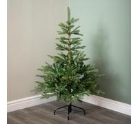 4ft (1.2m) Green Grandis Fir Real Look Christmas Tree with Metal Stand