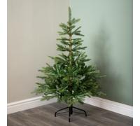 4ft (1.2m) Green Grandis Fir Real Look Christmas Tree with Metal Stand