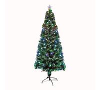 Shatchi 4Ft/120Cm Berries Balls Fibre Optic Christmas Tree LED Pre-lit, Green