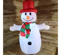4ft (120cm) LED Outdoor Christmas Inflatables Snowman Indoor Light Up Decorations