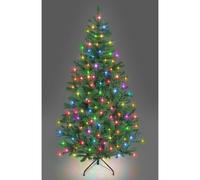4FT Artificial Prelit Green Alaskan Pine Christmas Tree Multicolour LEDs Shatchi Green 4ft