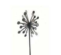 4Ft 3D Allium Plant Pin (2 Parts) BM/RtR (Pack of 3) - Steel - H122 cm Poppy Forge Black One Size