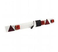 4ft 6" Trailer Lighting Board With 6 Metres Cable + 7 Pin Plug (Inc Fog)